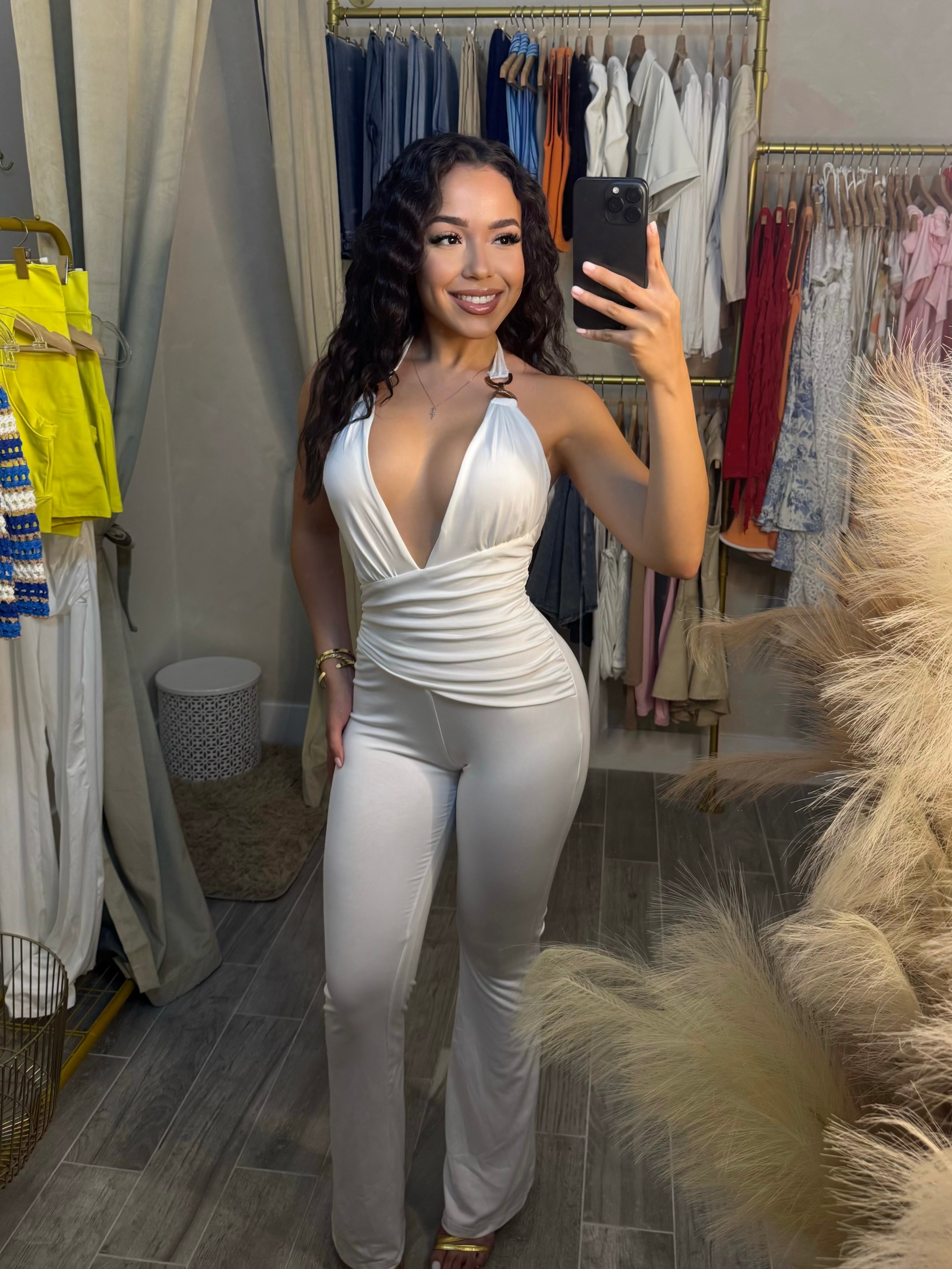 Summer Angel Flare Jumpsuit