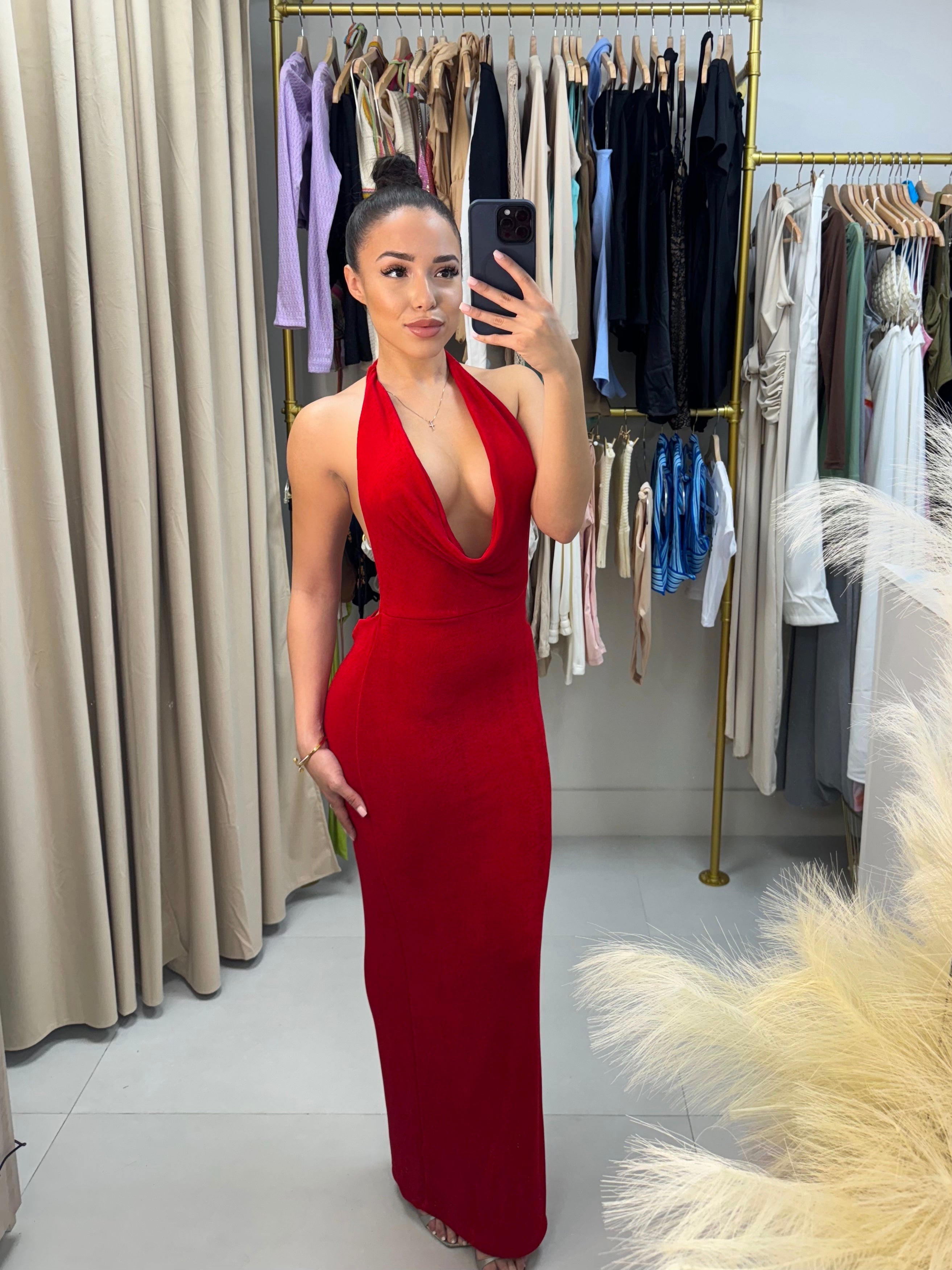 Goddess Maxi: Red