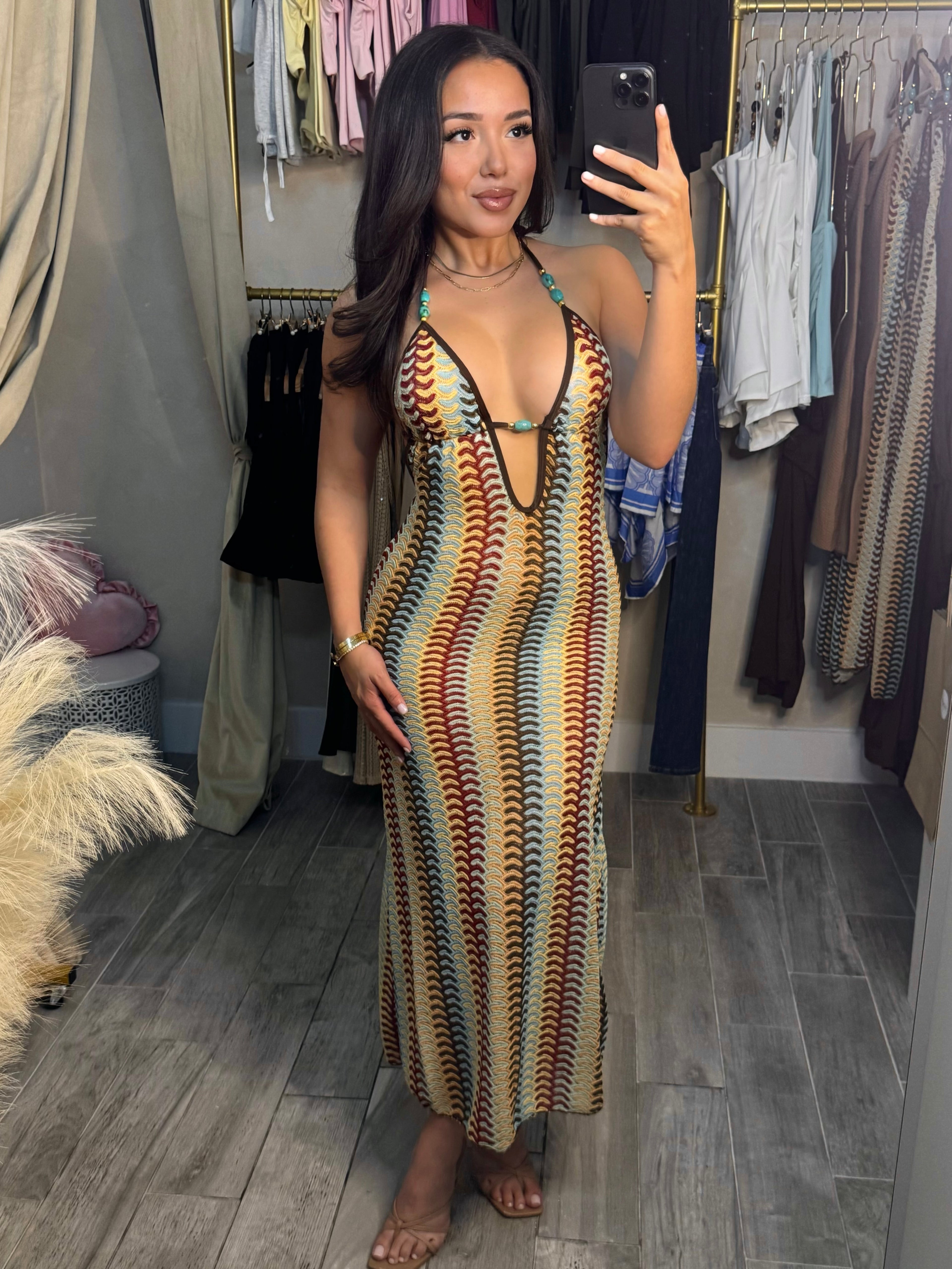 TROPICAL GODDESS MAXI DRESS