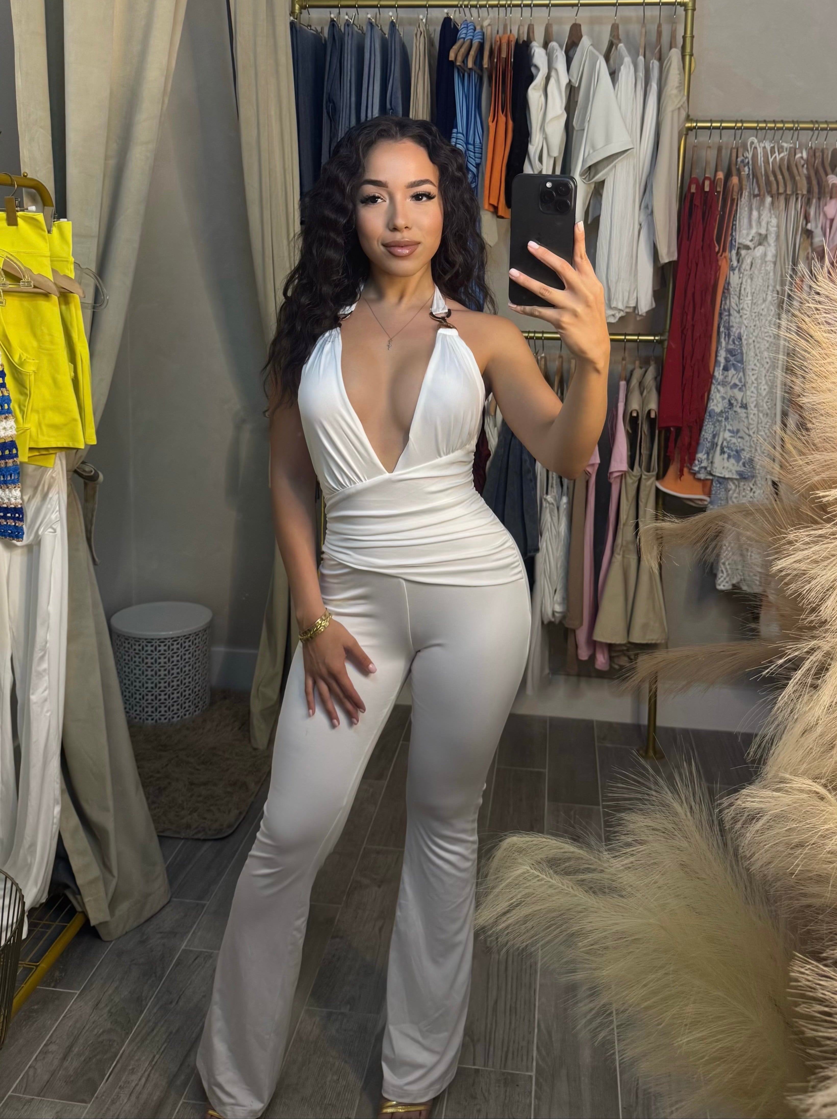 Summer Angel Flare Jumpsuit