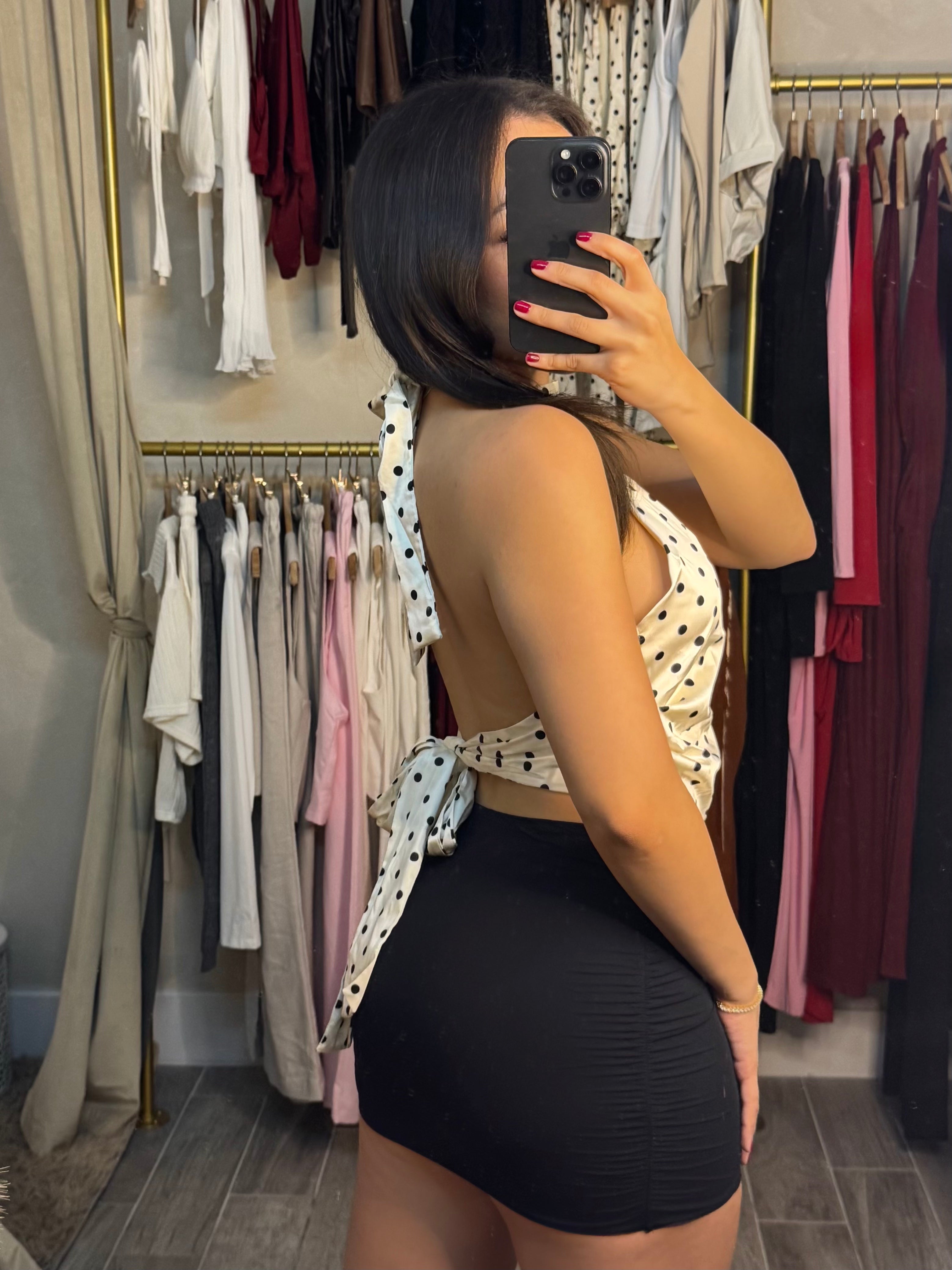 ESSENTIAL BLACK MINI SKIRT