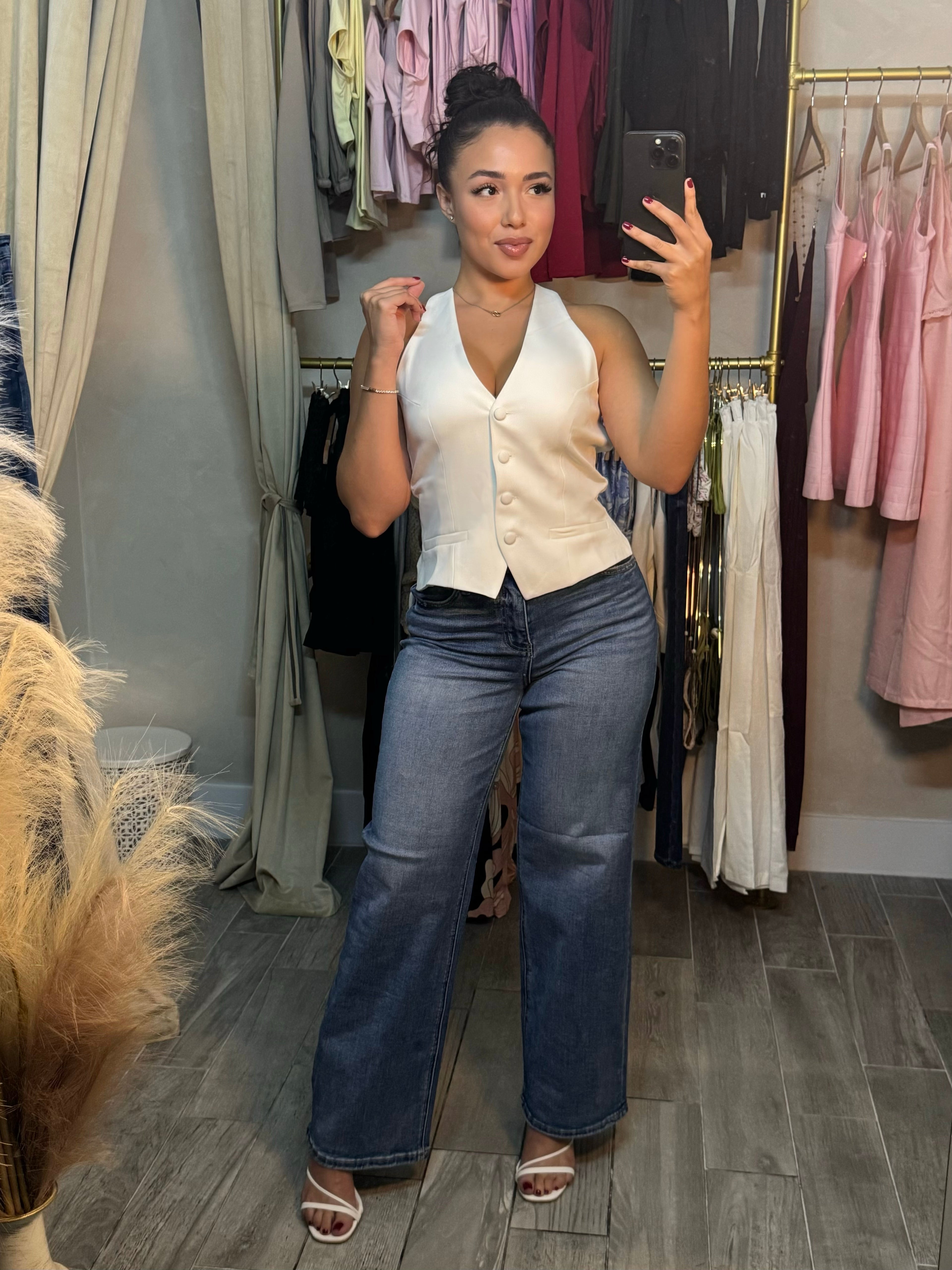 BUSINESS CASUAL LACE VEST