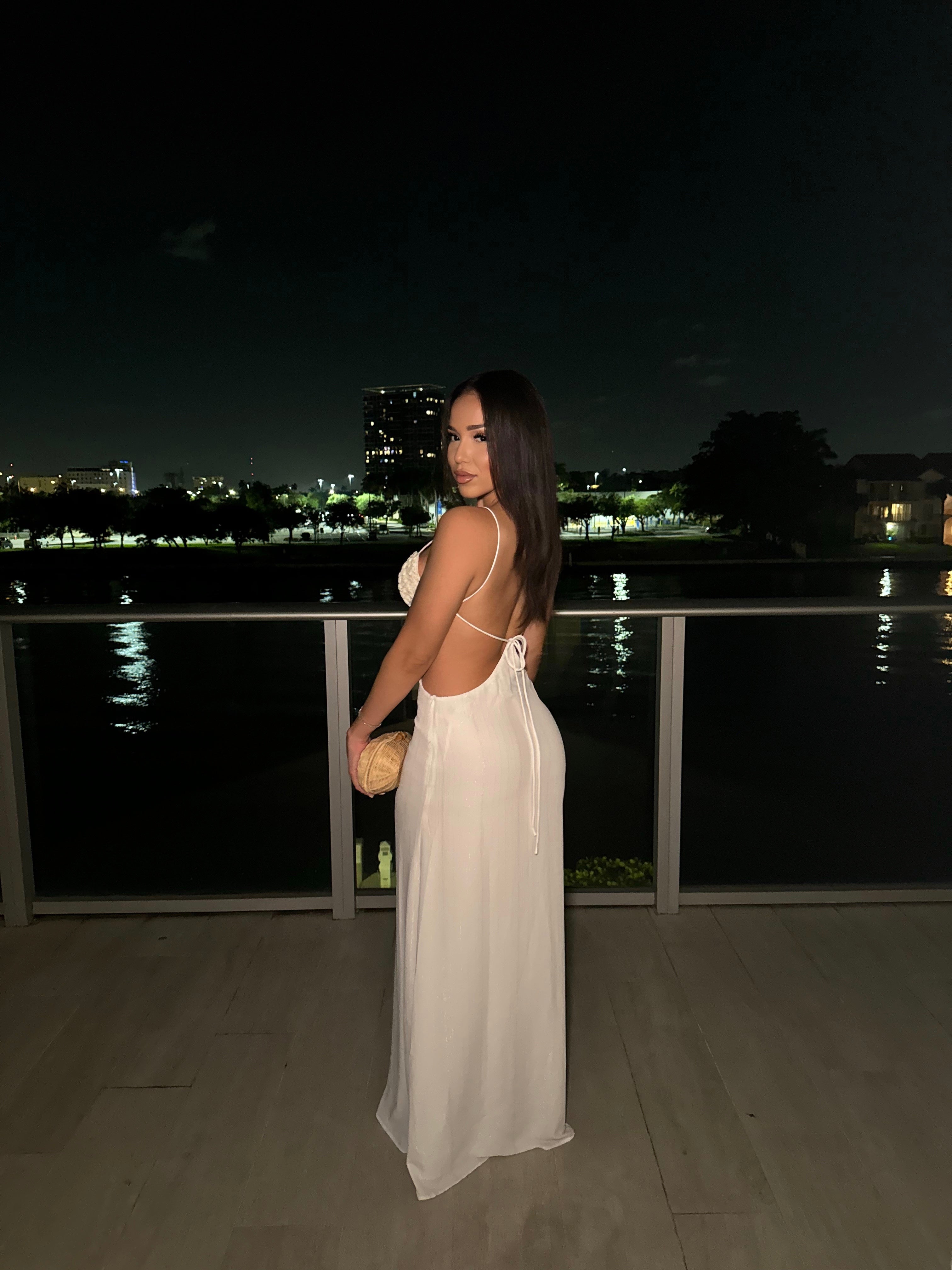 GBM EXCLUSIVE: Seashore Beaded Maxi Dress