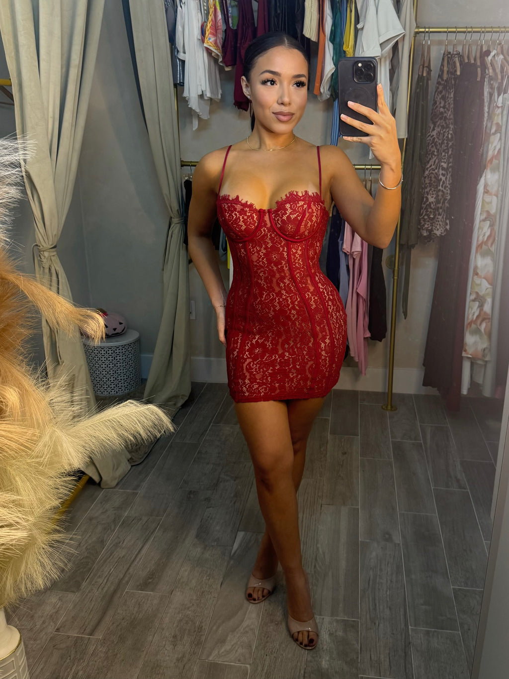 Laced to Perfection Mini Dress