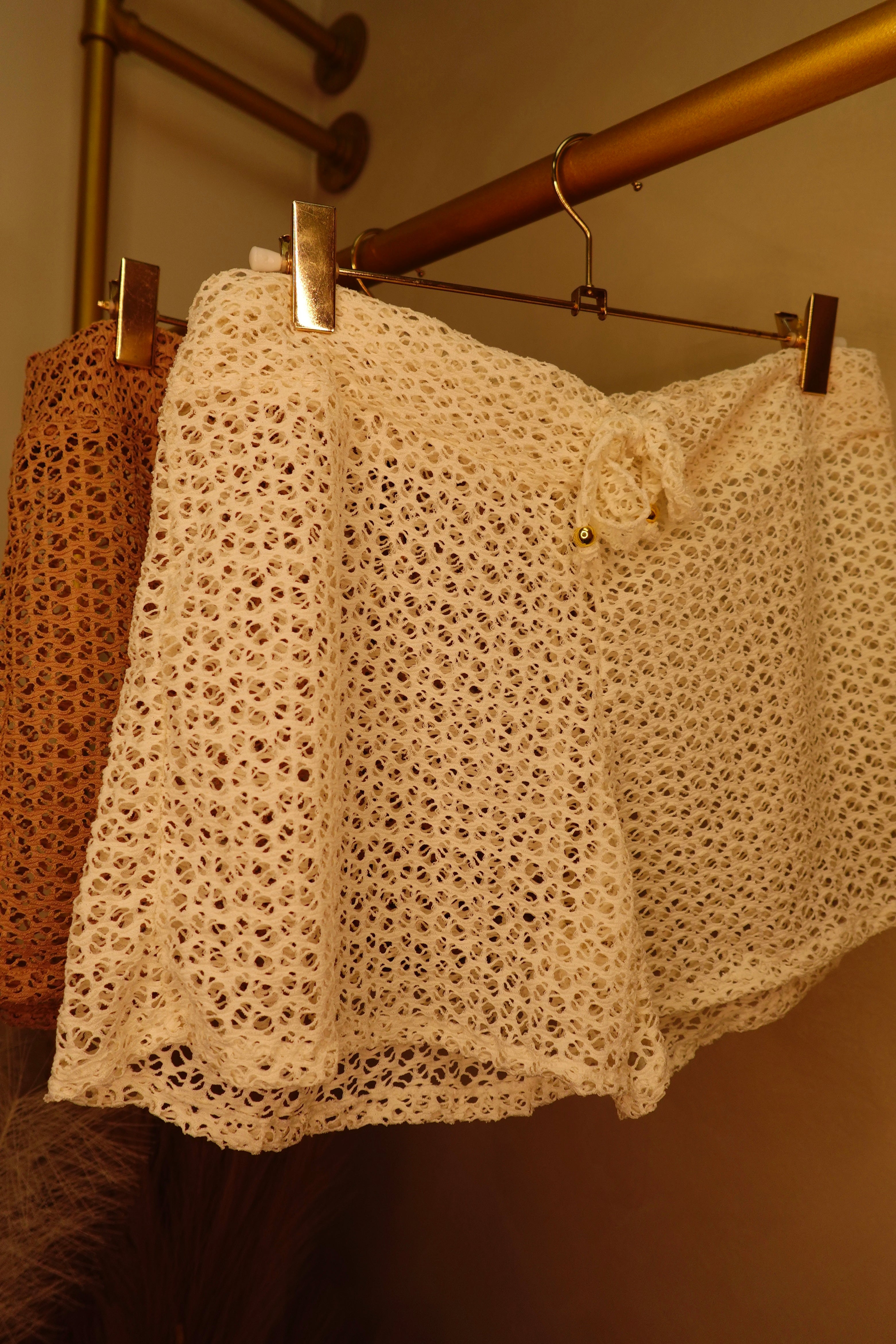 Golden Cover Up Short | IVORY