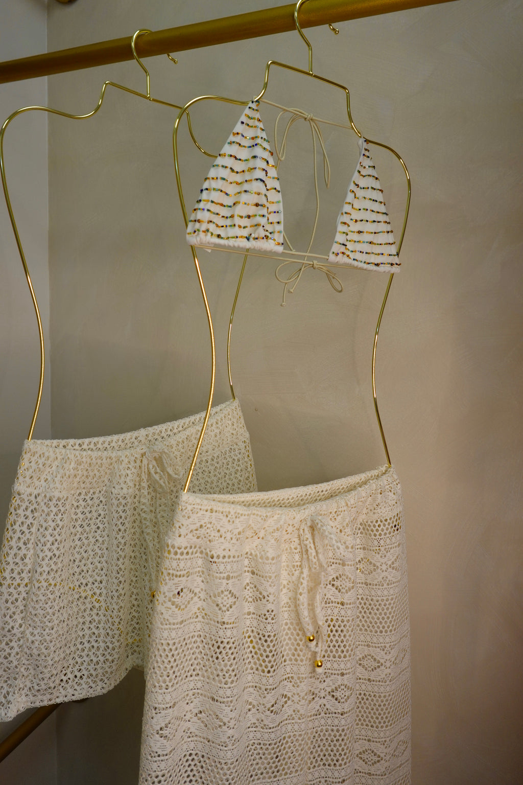 Crochet Knitted Pant | IVORY