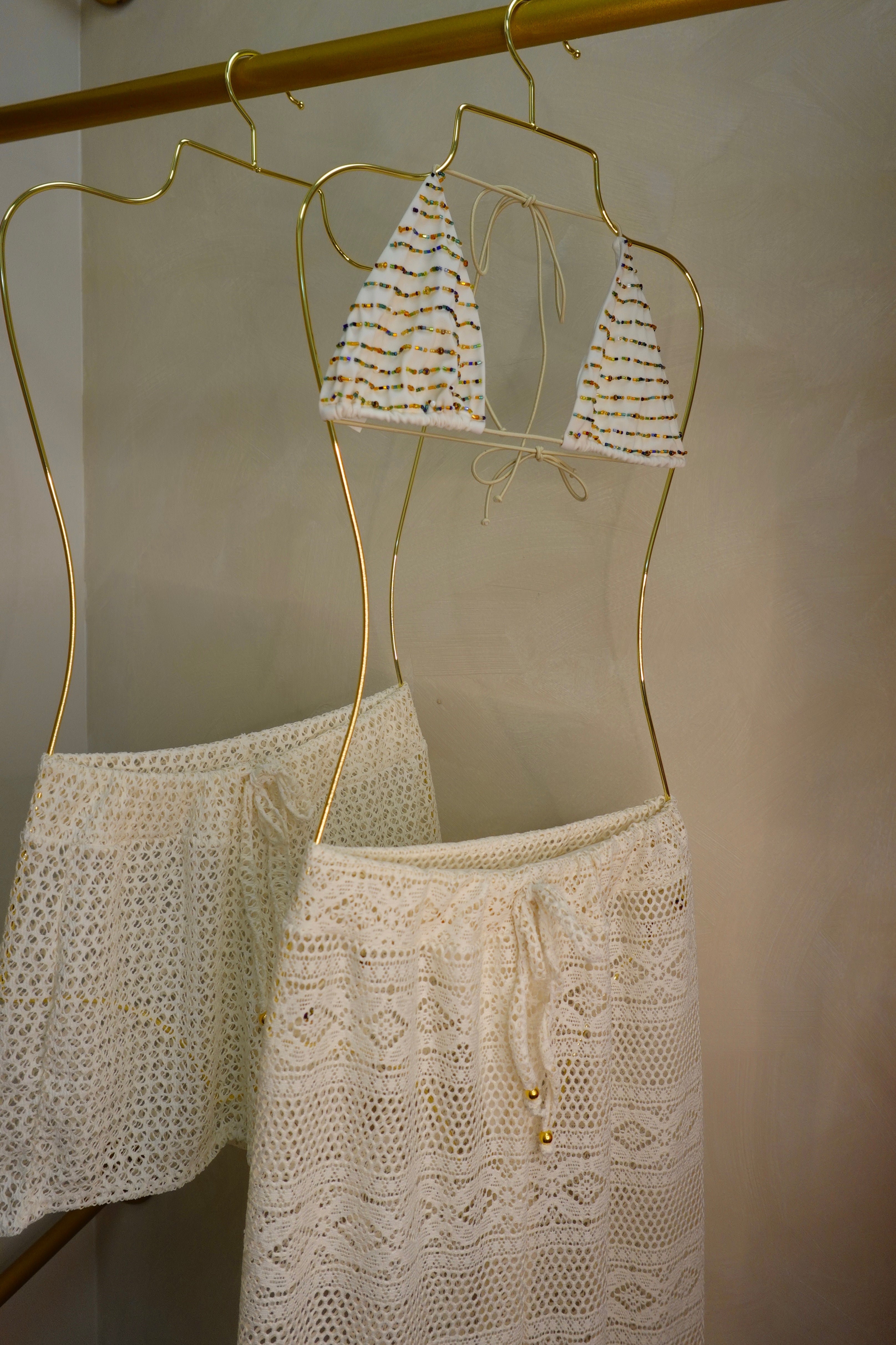 Crochet Knitted Pant | IVORY