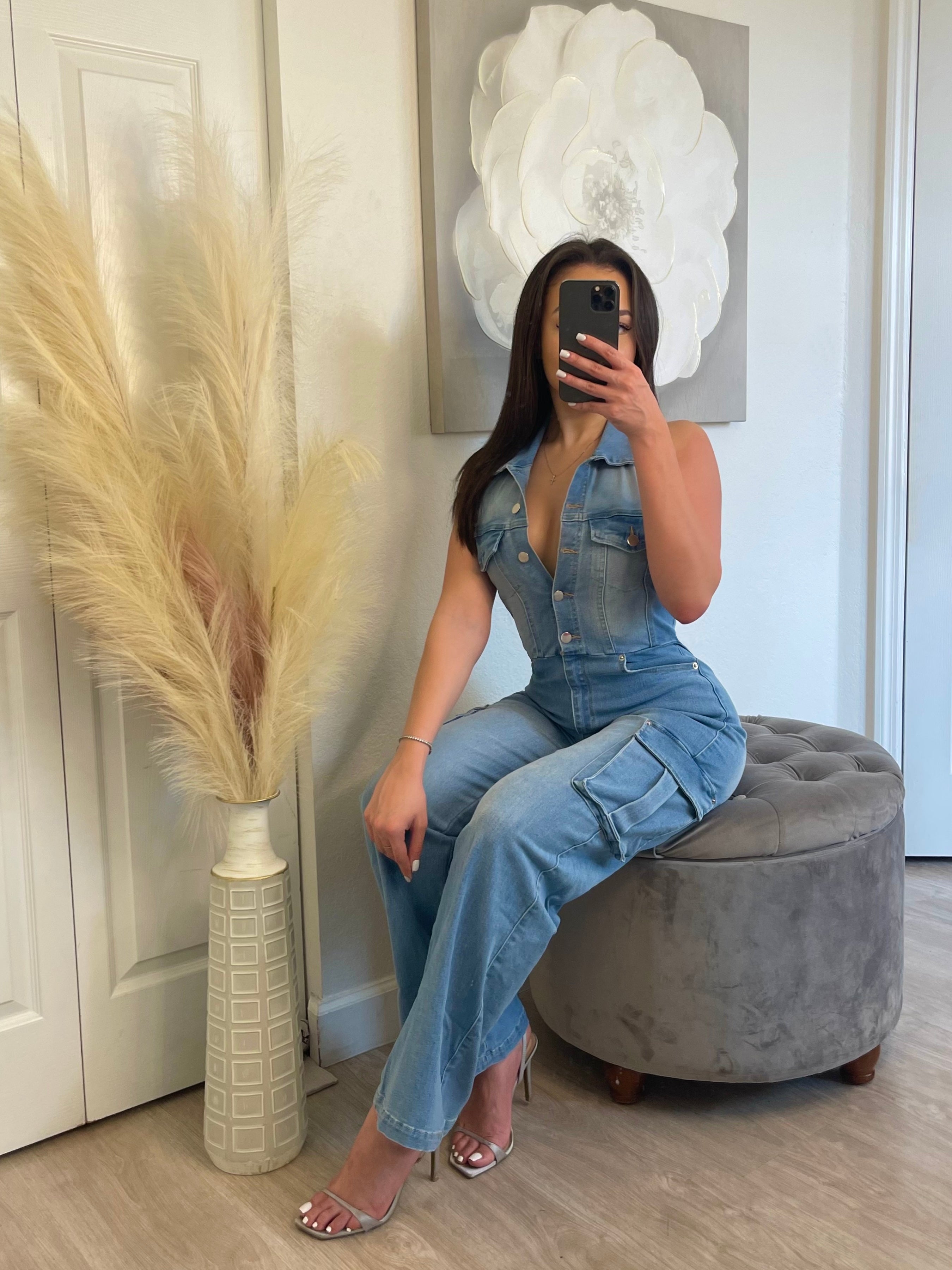 Denim on Denim Jumpsuit