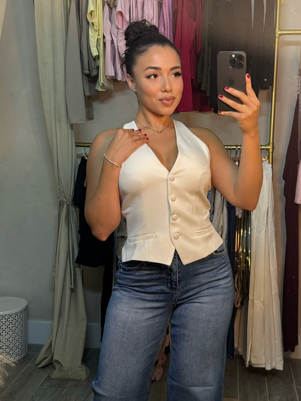 BUSINESS CASUAL LACE VEST