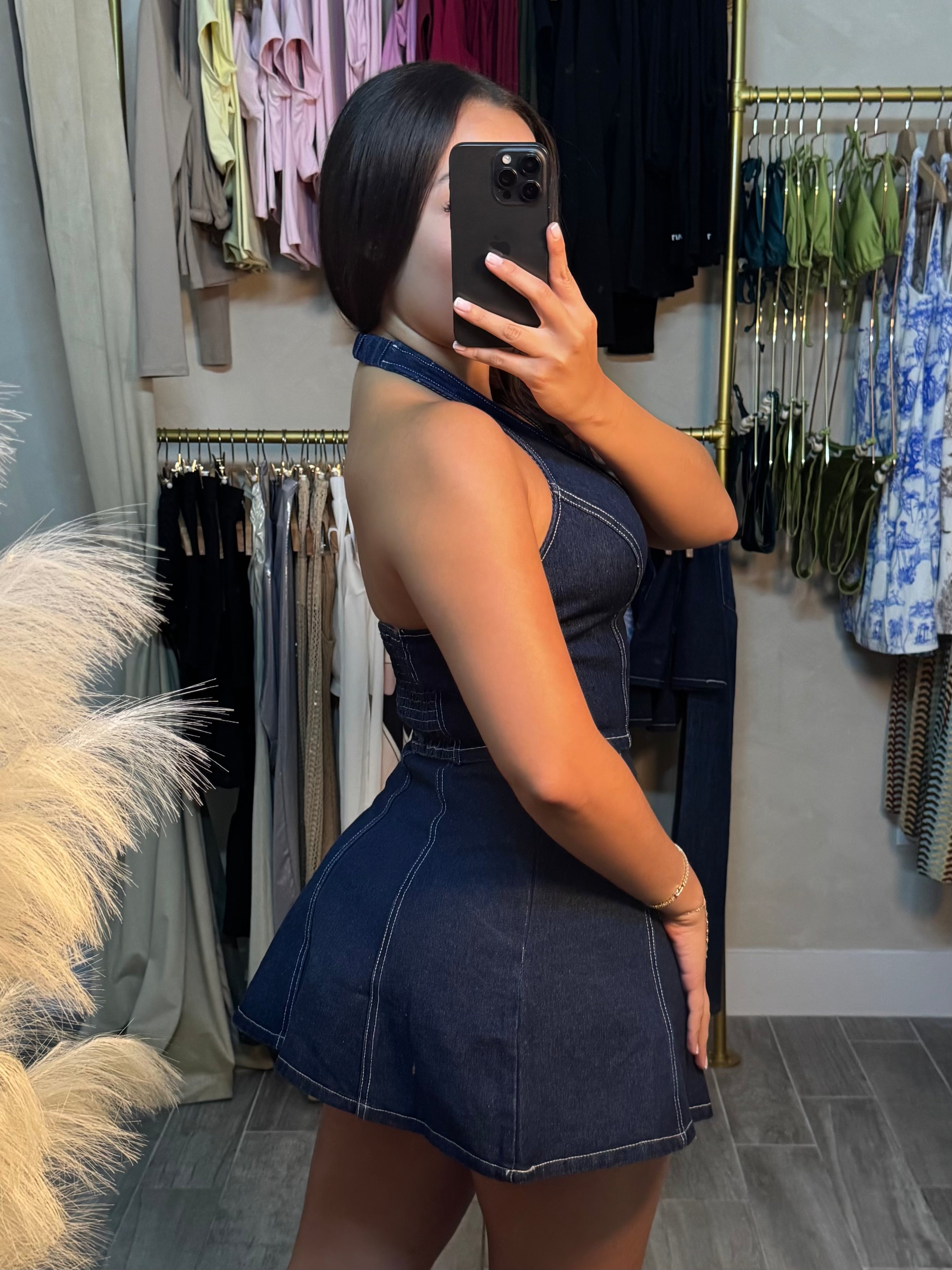 Malibu Denim Skirt Set