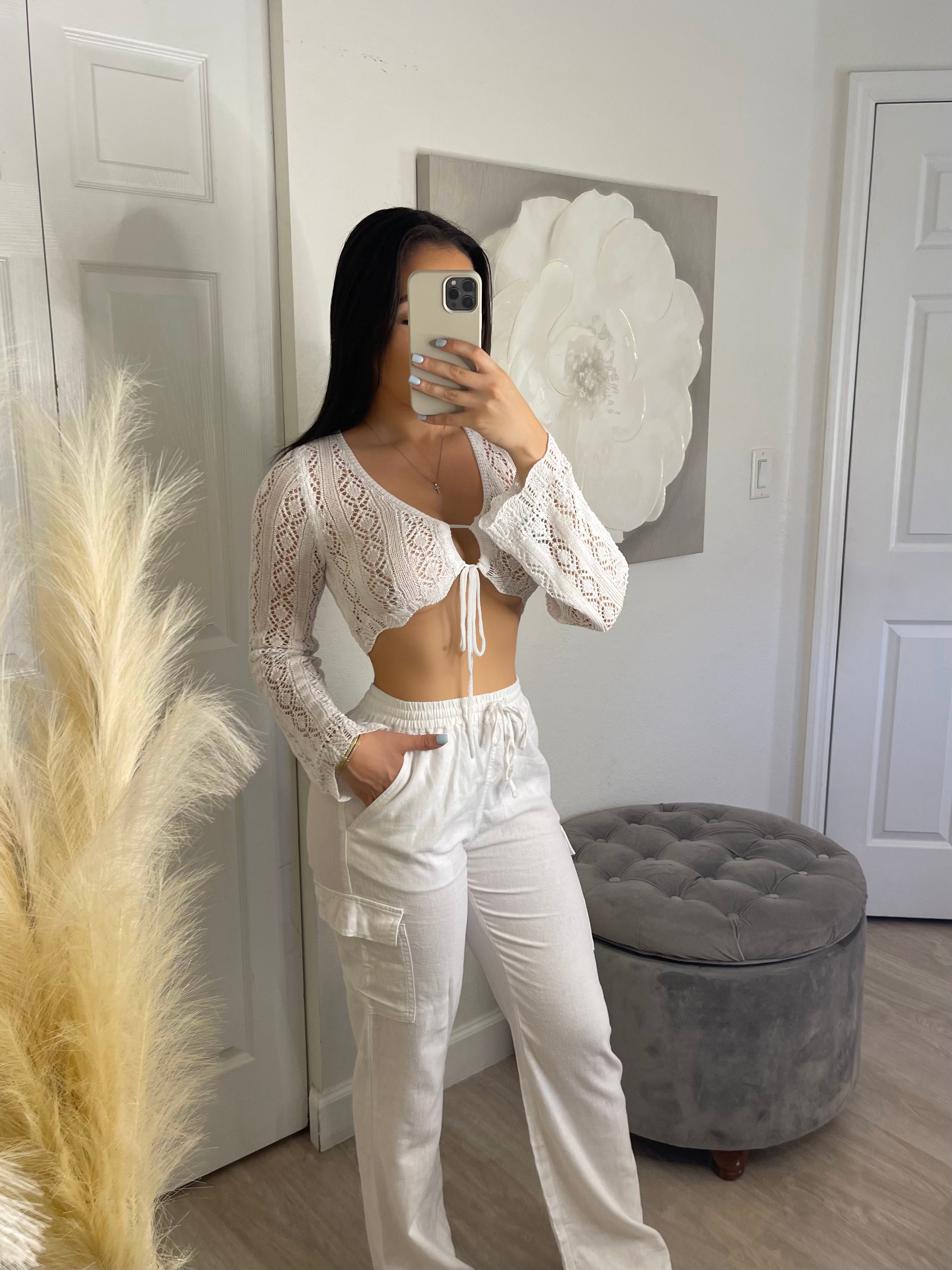 Beachy Knitted Crop Top