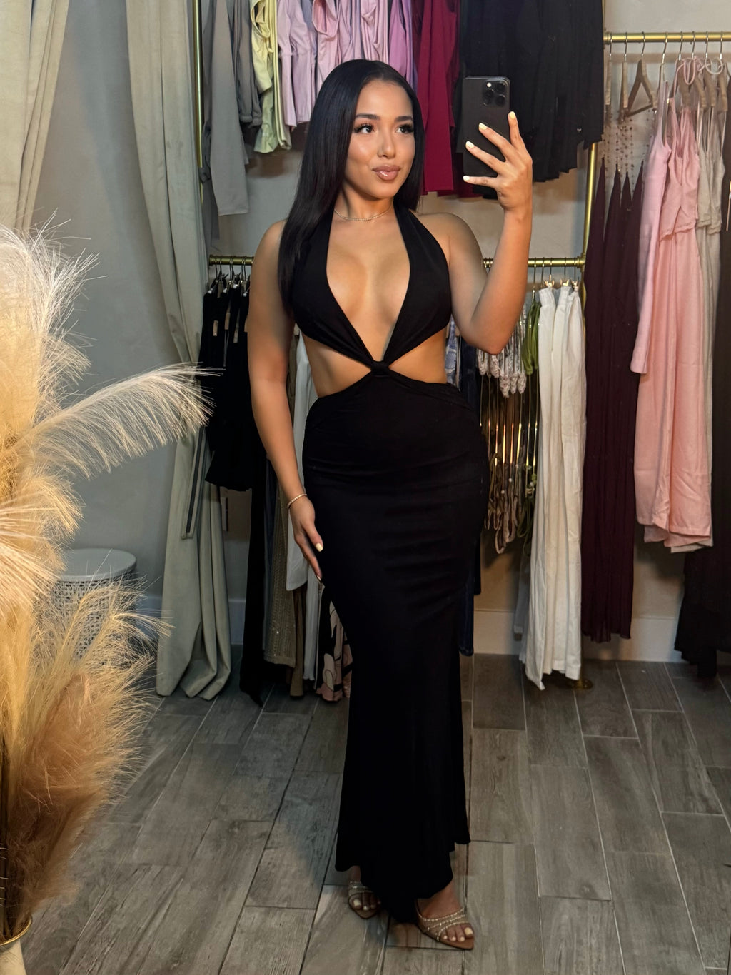 Never Basic Mesh Maxi Dress