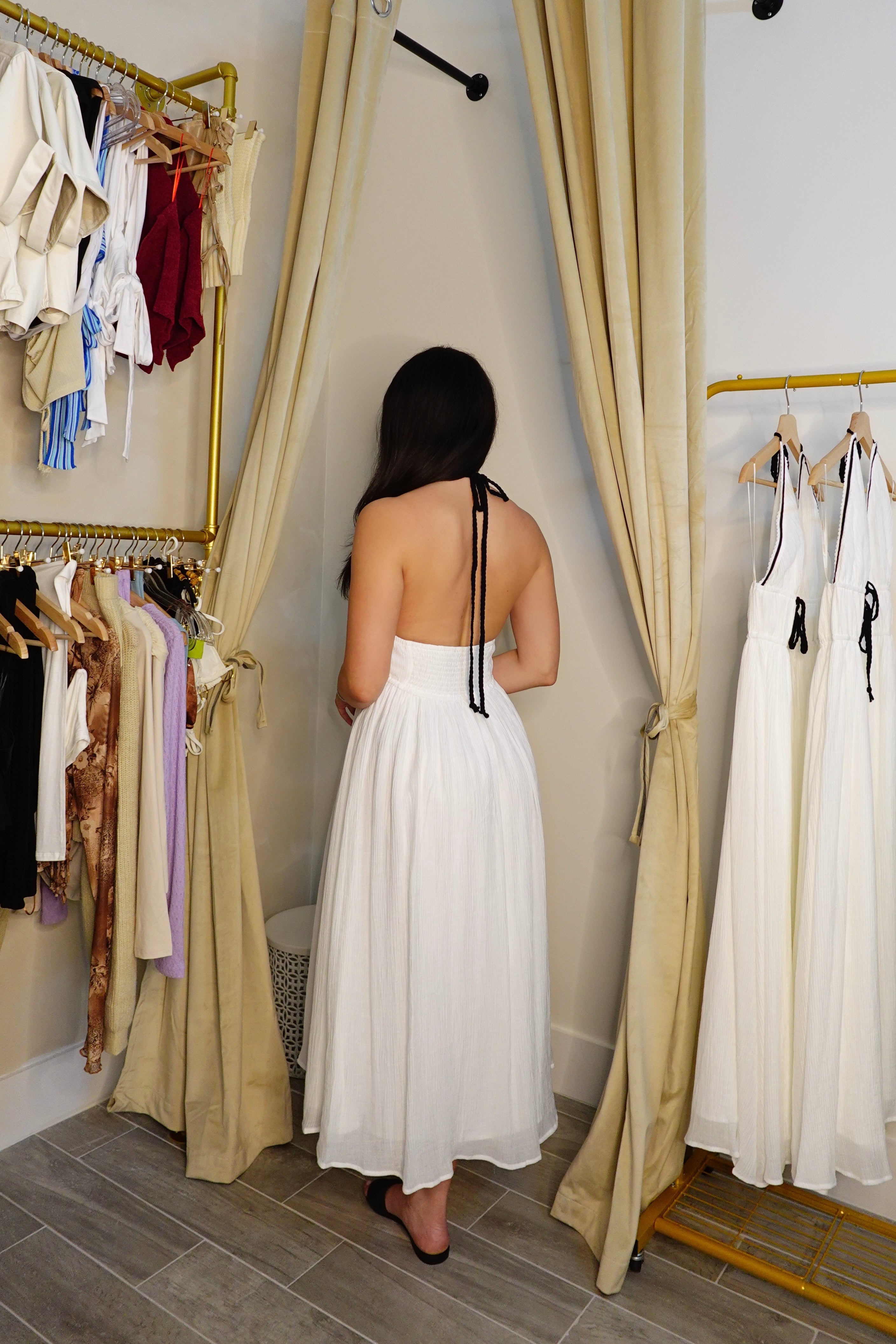 Classy Tropics Linen Dress