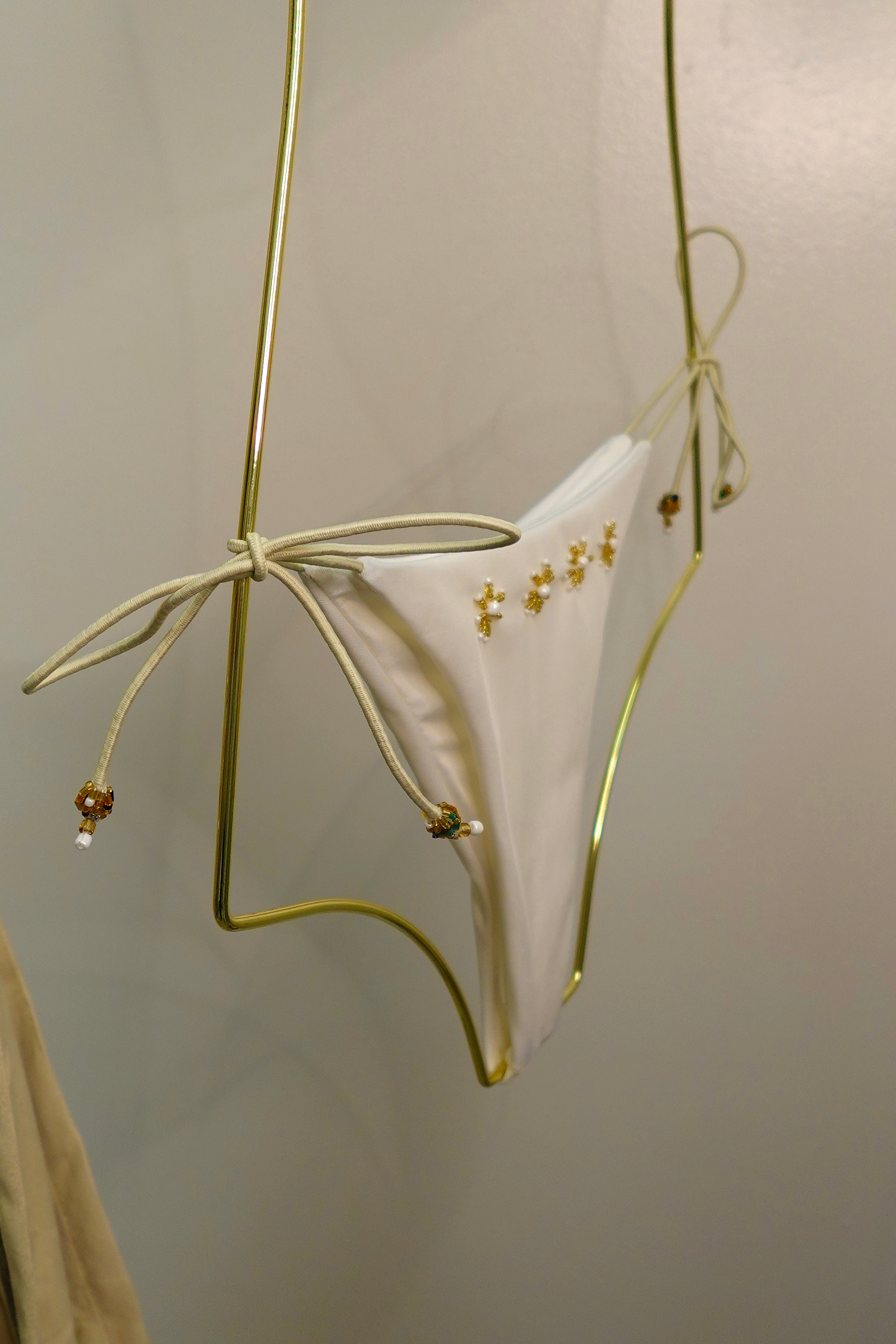 Ocean Fine Beaded Bikini | IVORY