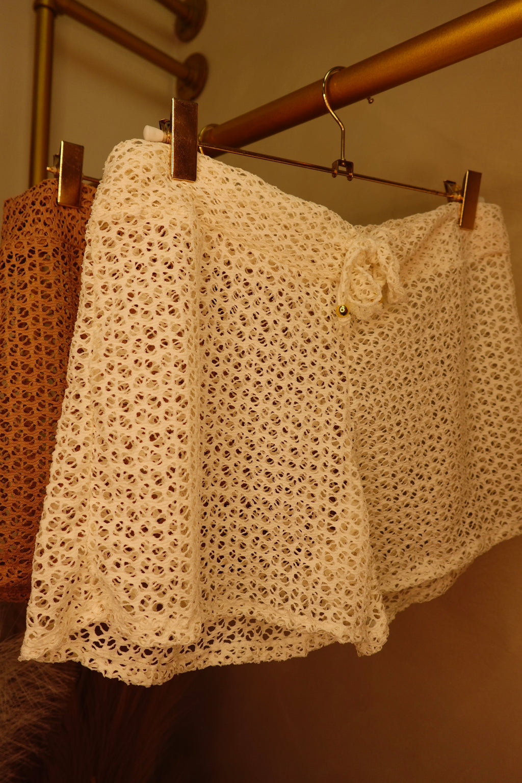 Golden Cover Up Short | IVORY