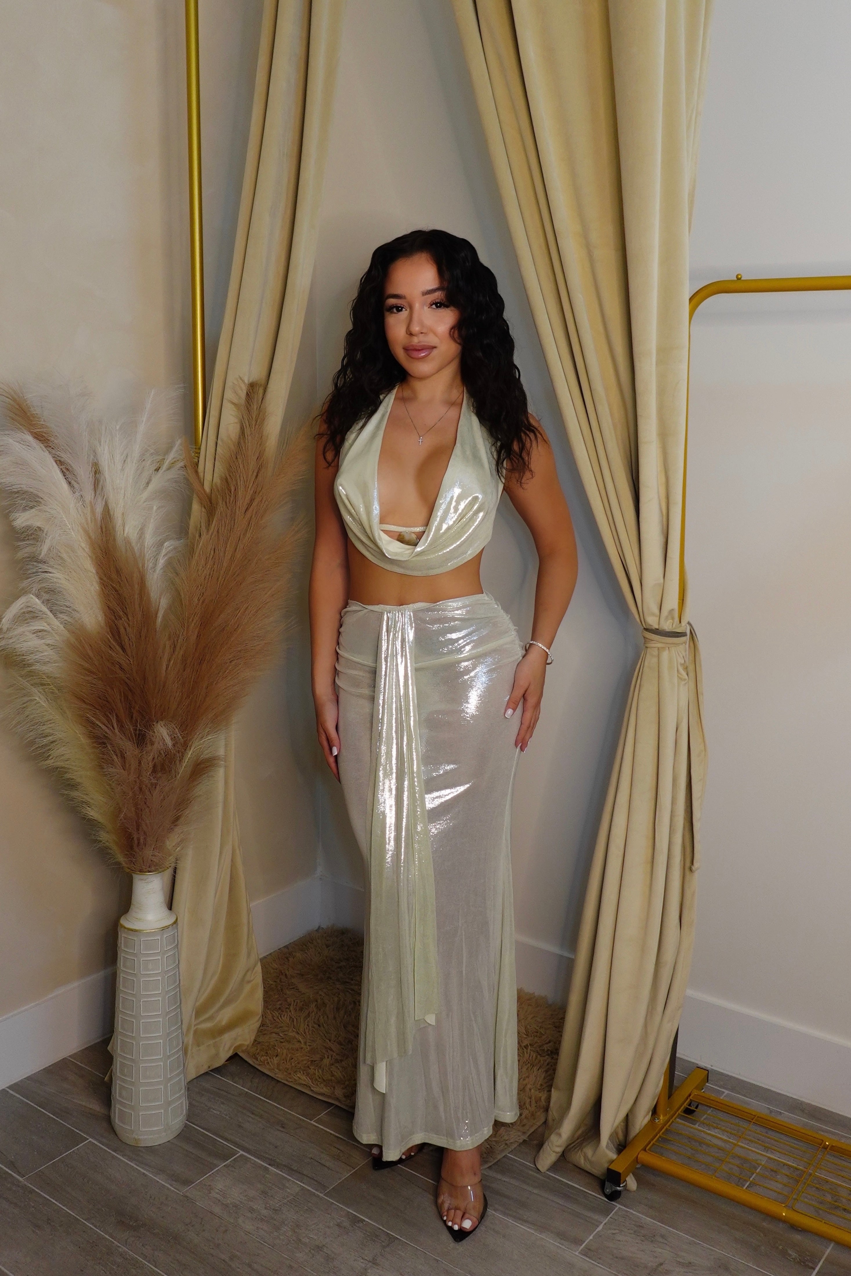 Goddess Treasure Maxi Skirt Set