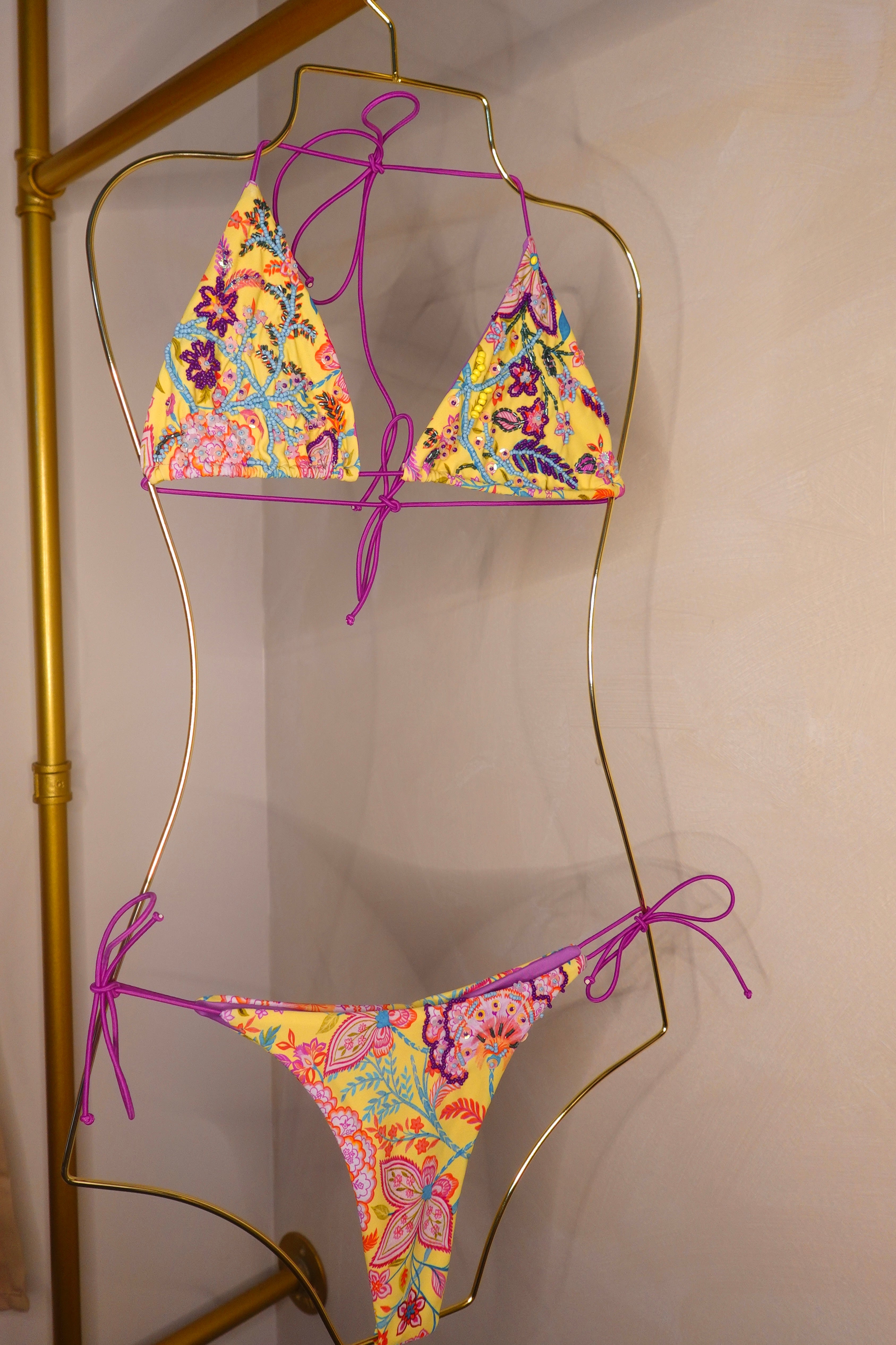 Tutti Frutti Beaded Bikini