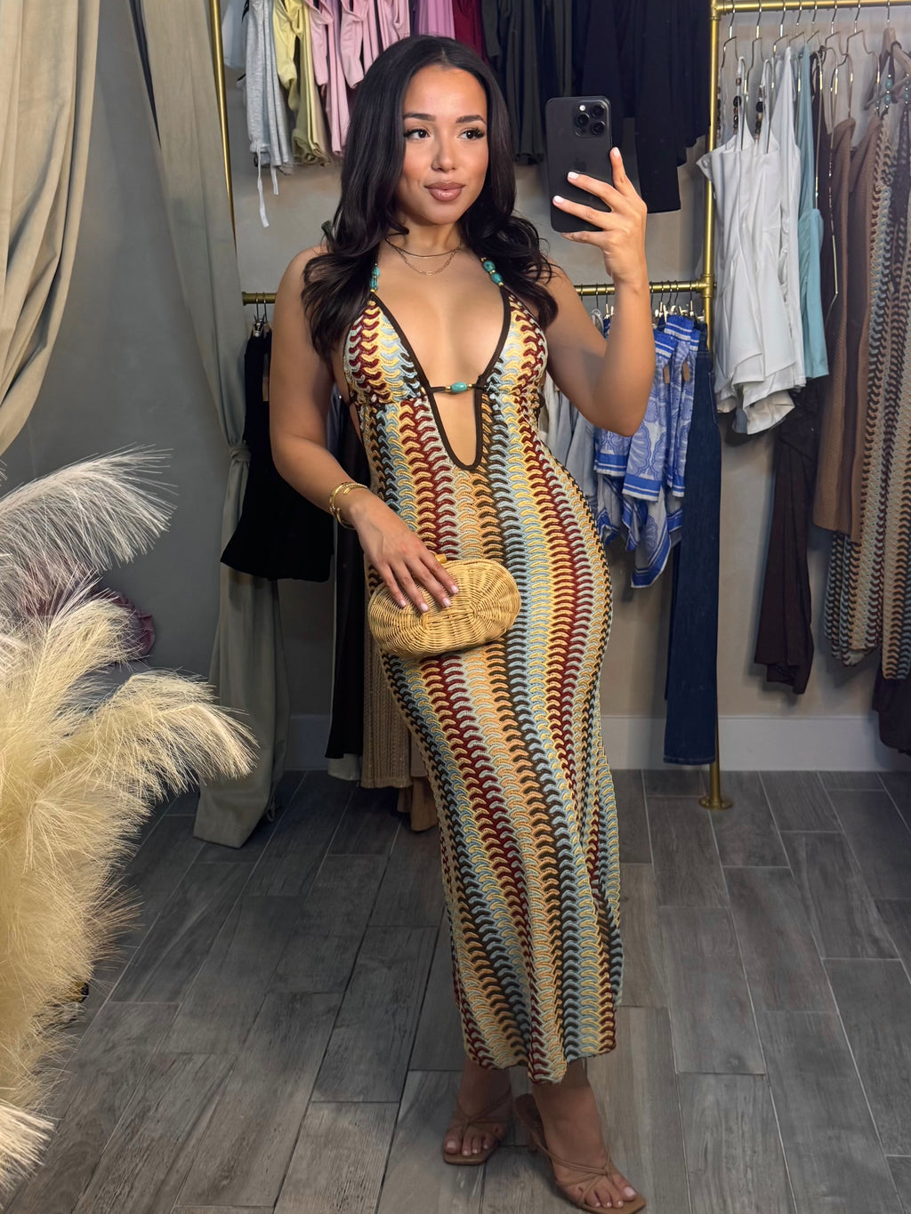 TROPICAL GODDESS MAXI DRESS