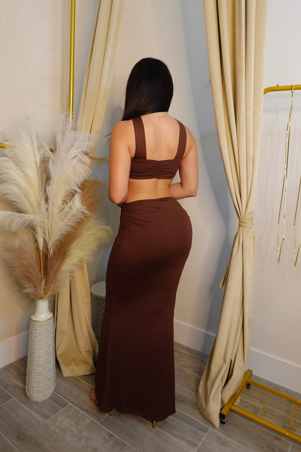 Autumn Nights Asymmetrical Maxi
