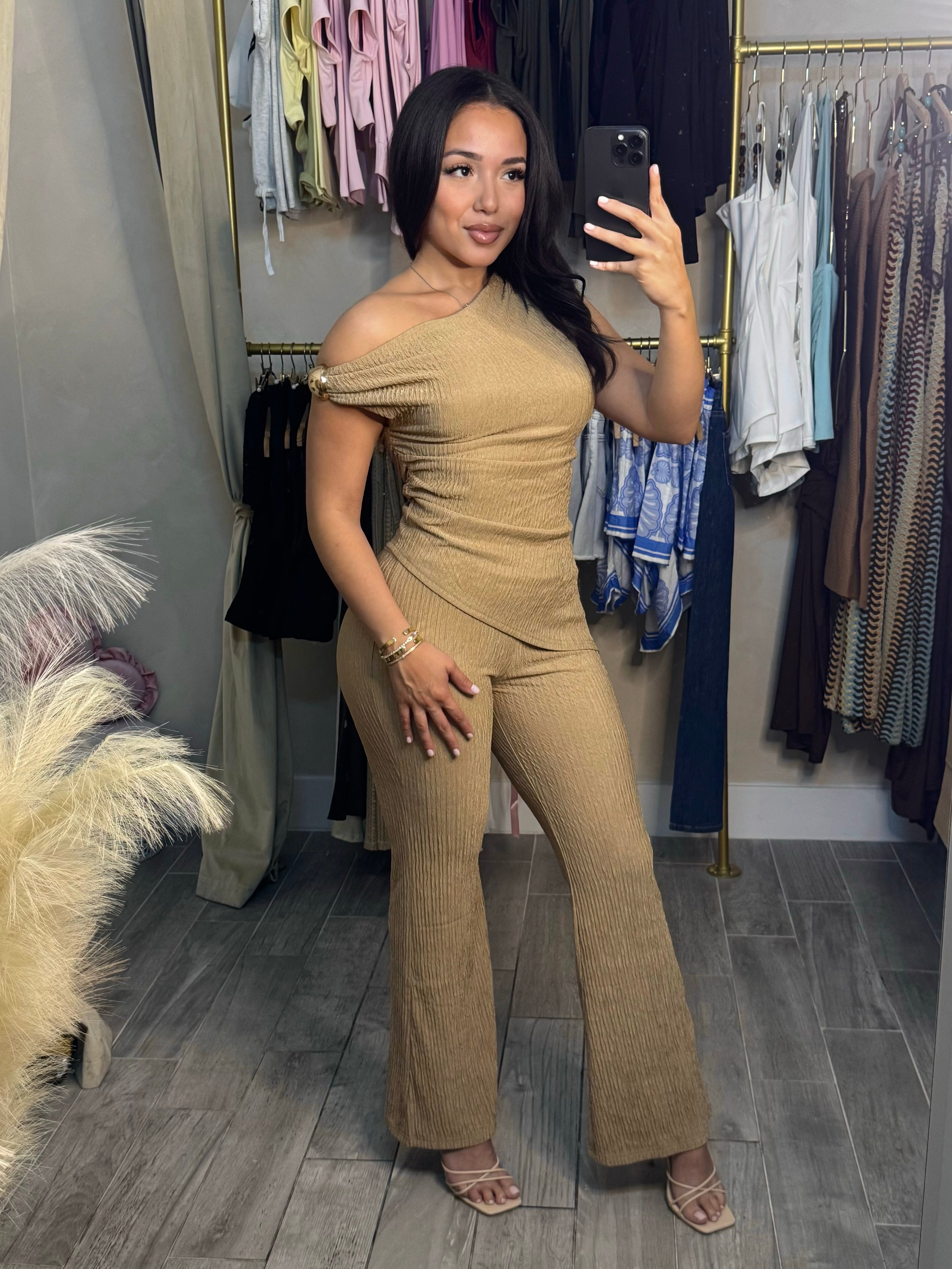 TOASTY ASYMMETRICAL PANT SET