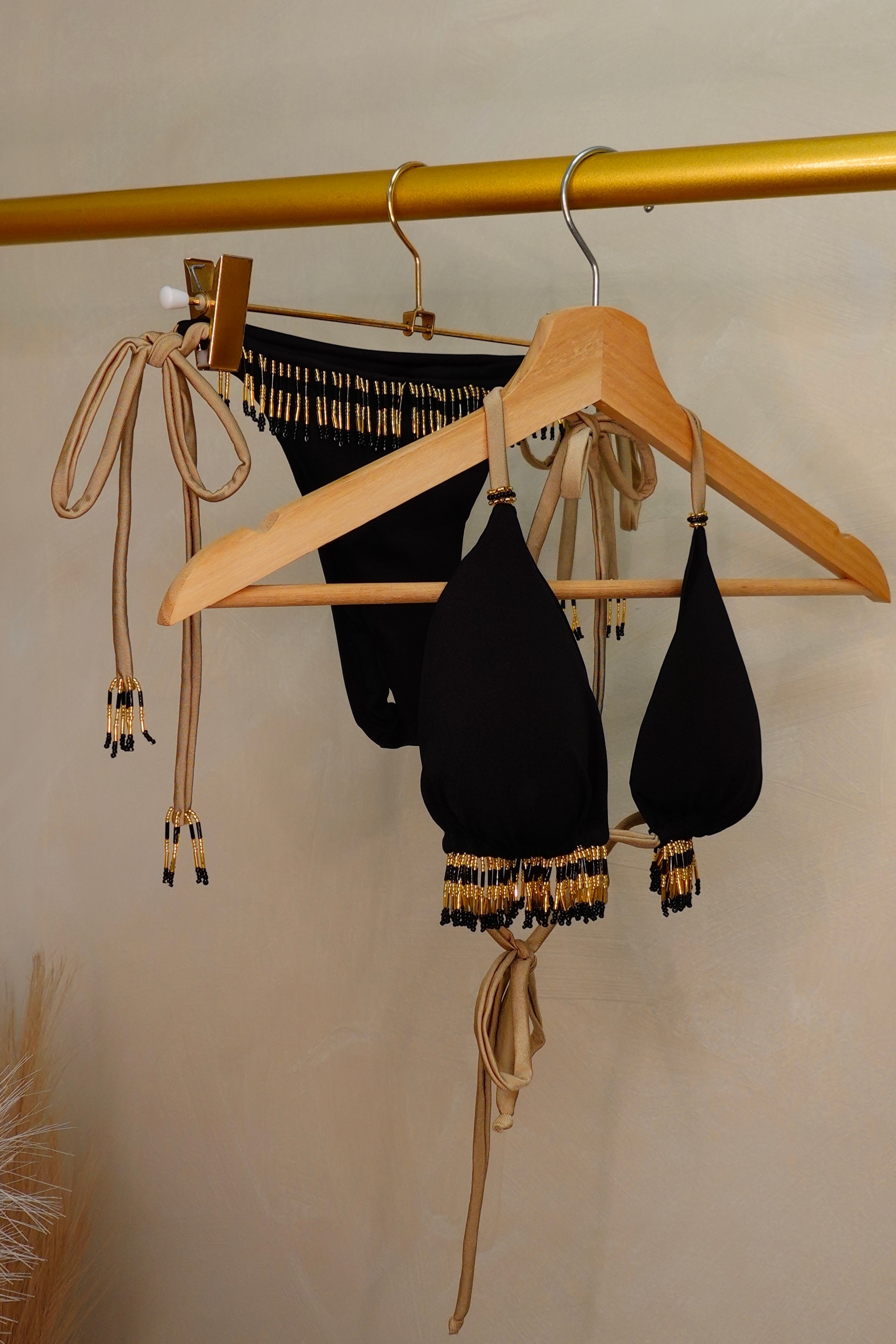 Golden Girl Bikini | BLACK