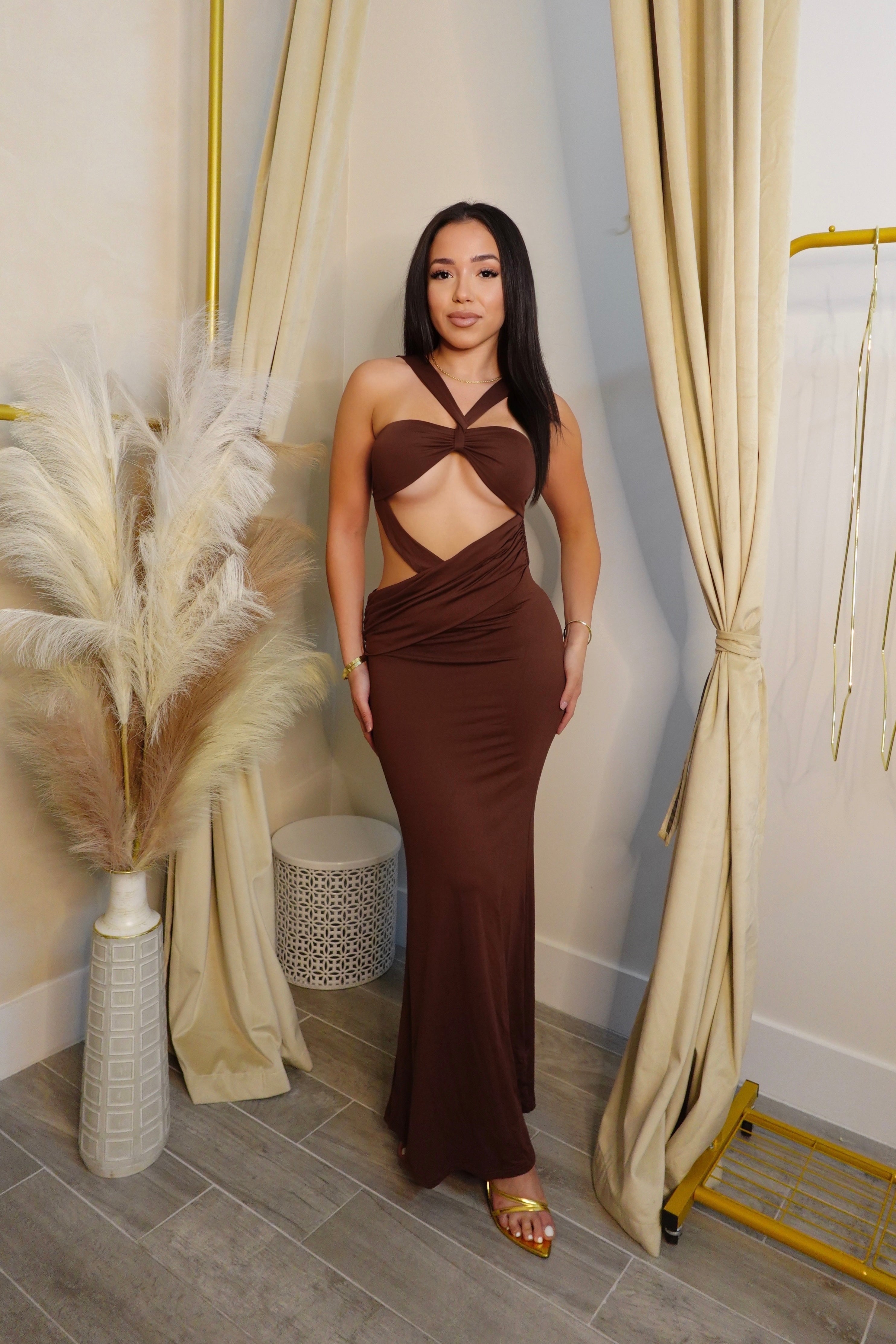 Autumn Nights Asymmetrical Maxi