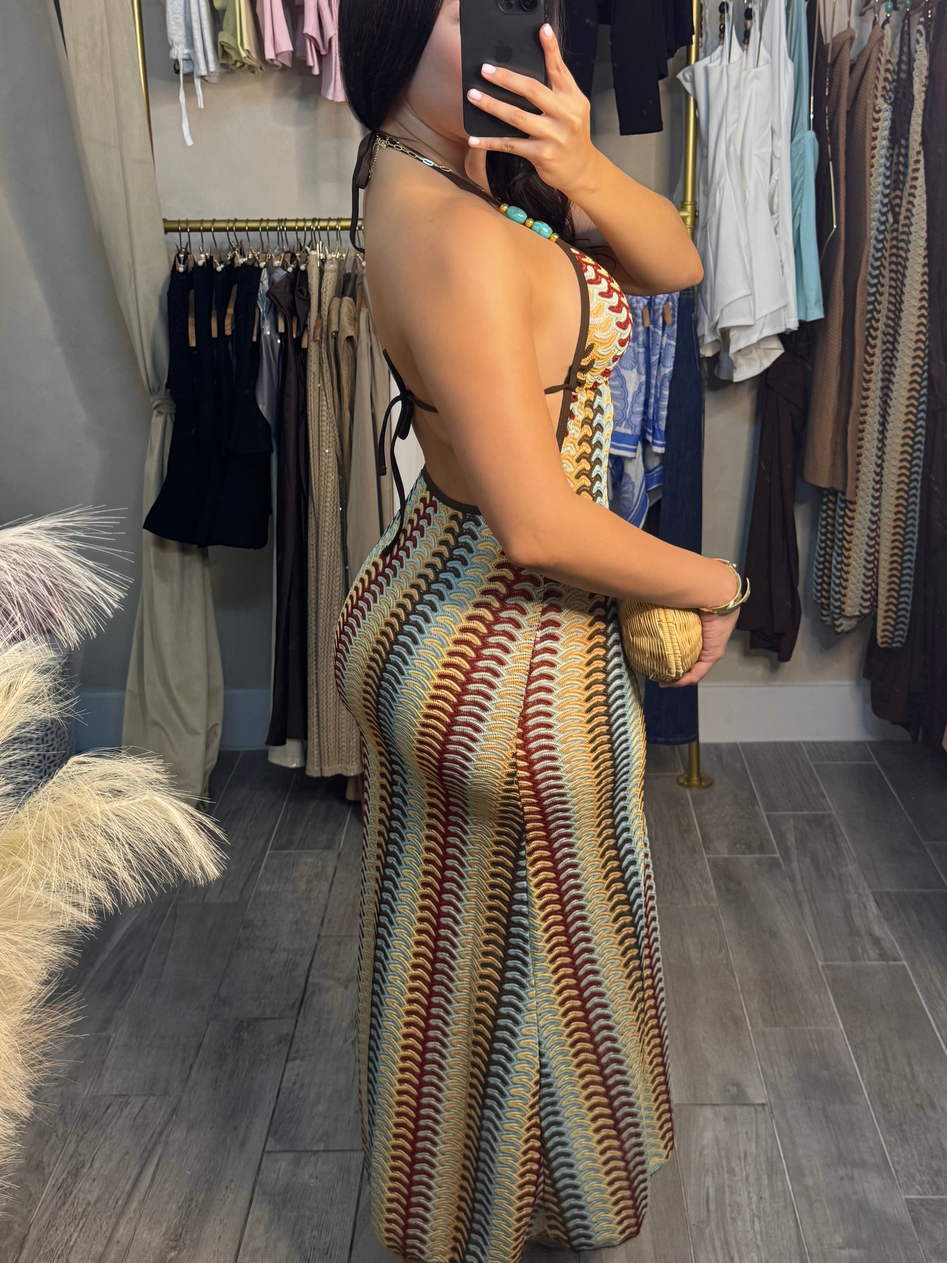 TROPICAL GODDESS MAXI DRESS