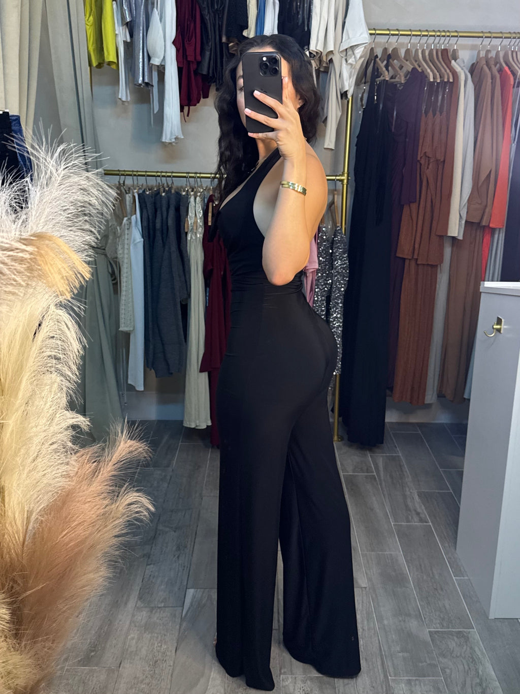GOLD DRIP JUMPSUIT