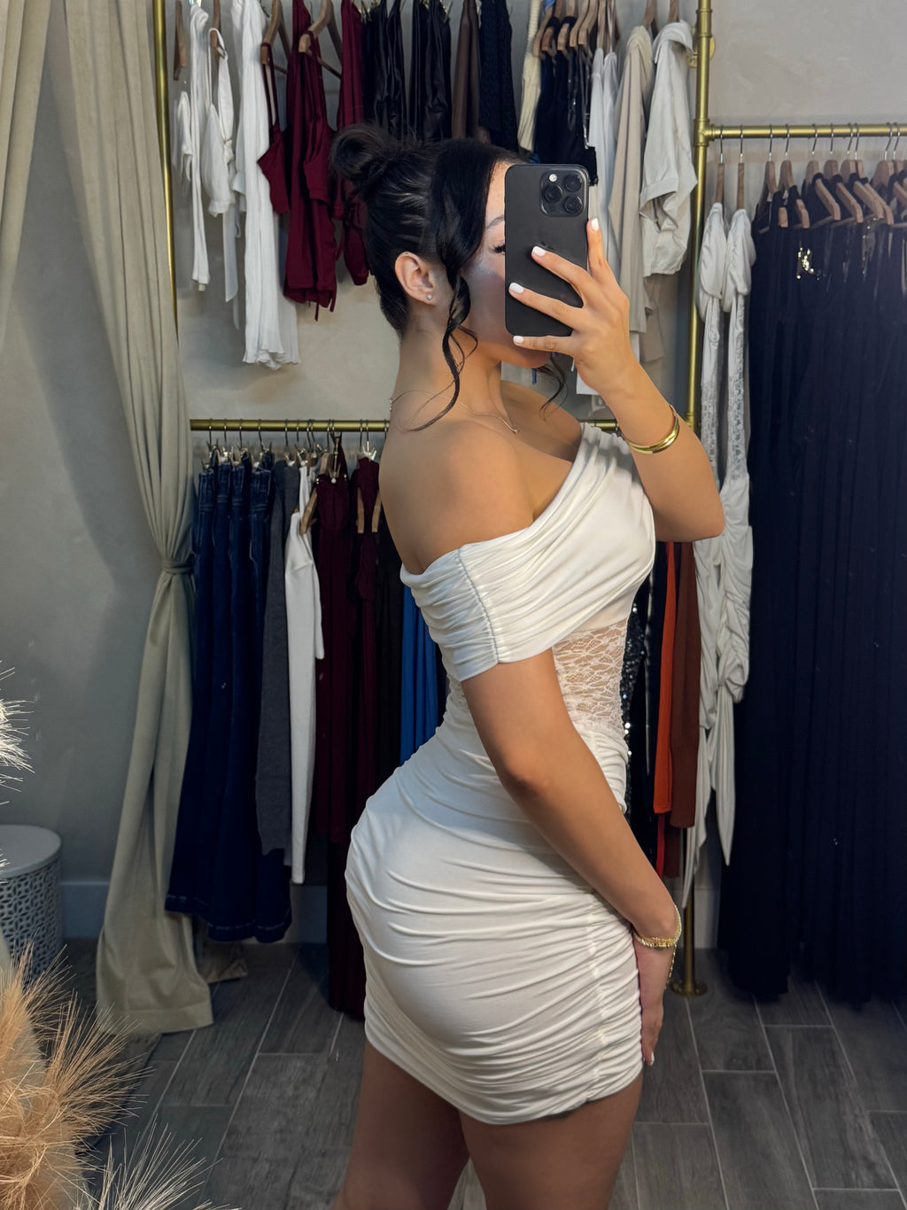 CHAMPAGNE ME MINI DRESS