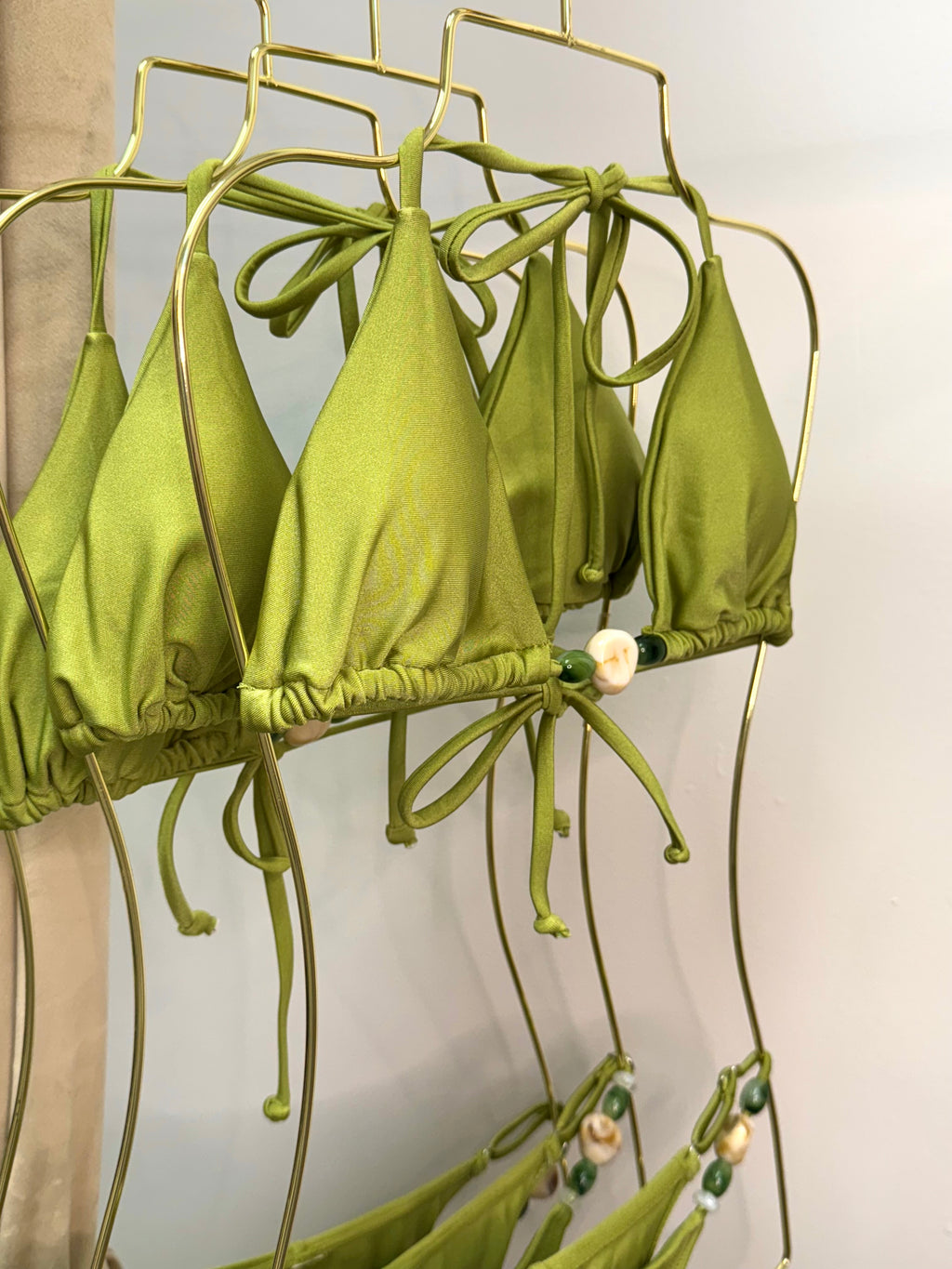 OLIVE AND PEARL BIKINI SET