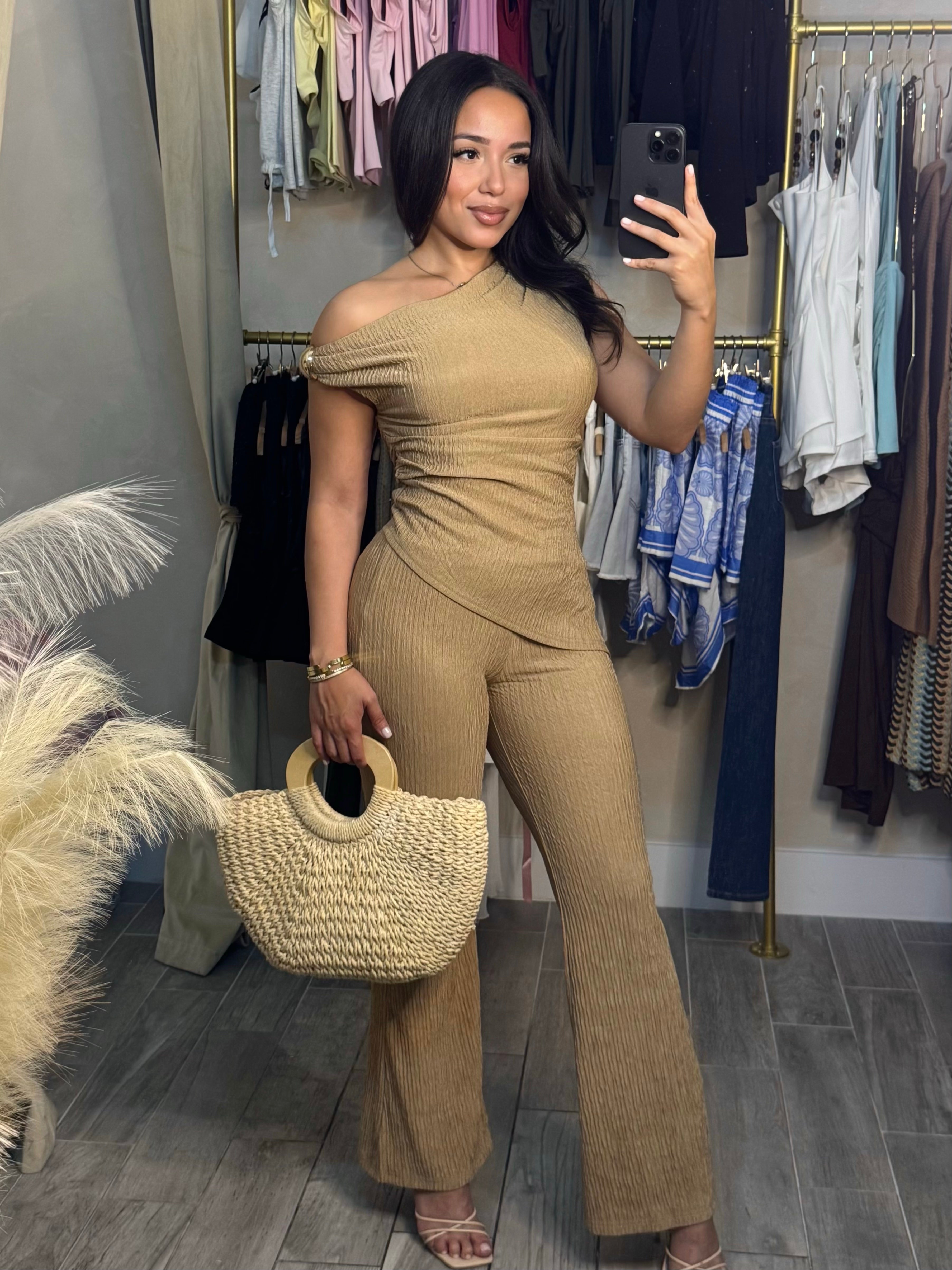 TOASTY ASYMMETRICAL PANT SET