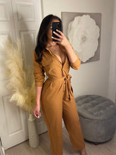 Load image into Gallery viewer, Getting It Done Jumpsuit - COPPER
