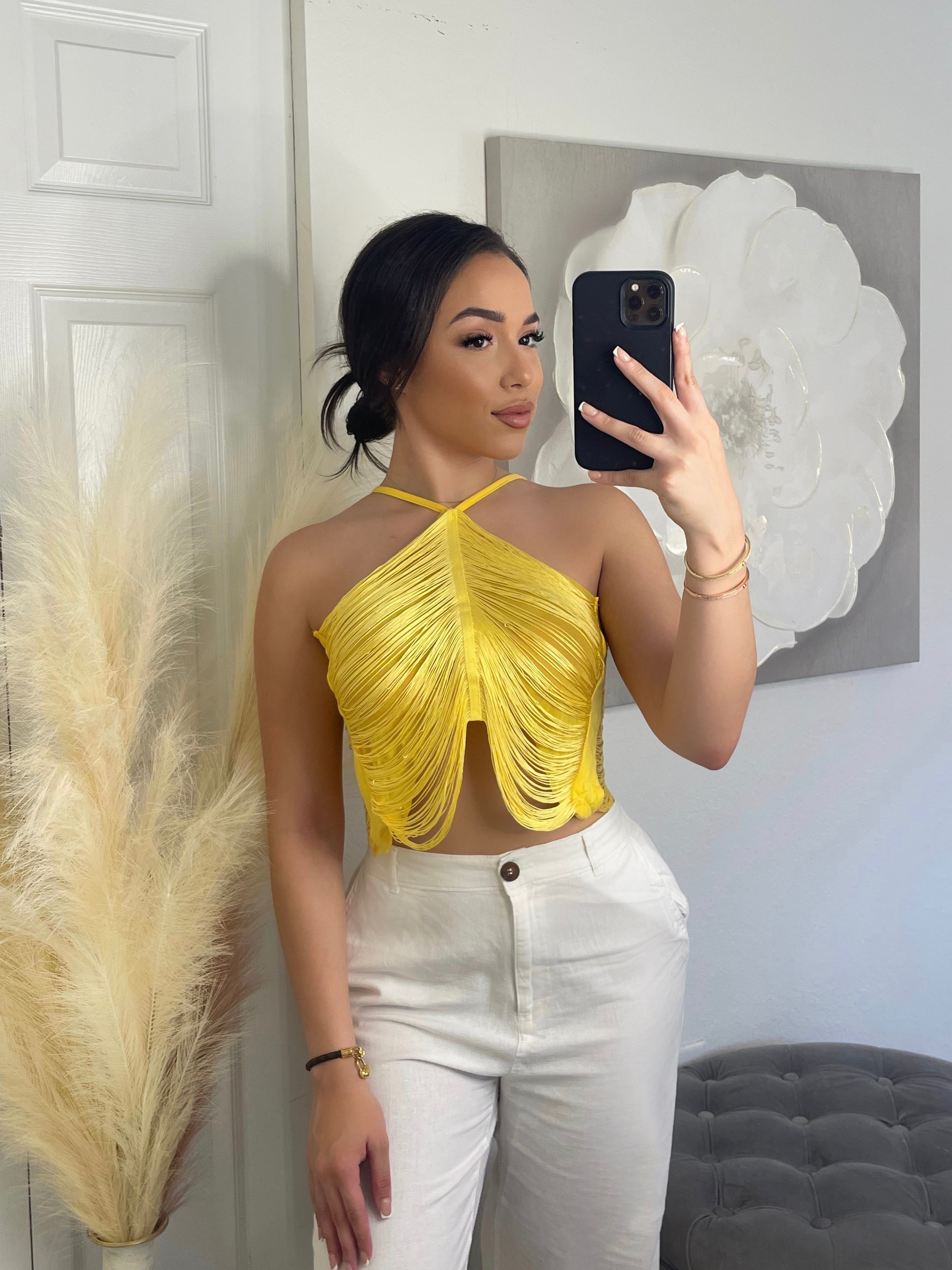 Main Squeeze Fringe Top
